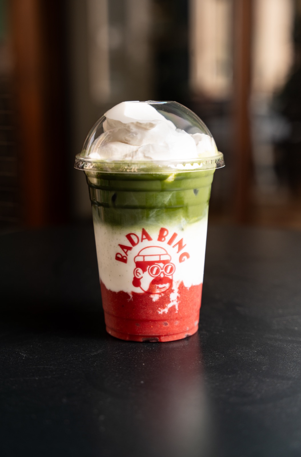 Strawberry Matcha Latte